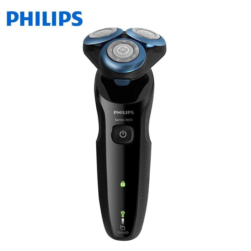 Philips 5066 Электробритва серии 5000, сухое, влажное, гладкое бритье, удаление волос, IPX7, водонепроницаемая, 1 час, быстрая зарядка, мужская электробритва