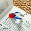 Handmade Glass Bird Figurine Mini Decorative Figurine New Animal Statue