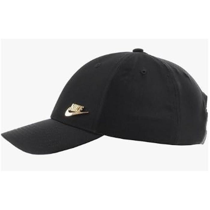 Nike Кепка Металлический Логотип Клубная Кепка Металлическая Futura Snapback Один Размер (Черный L/XL)