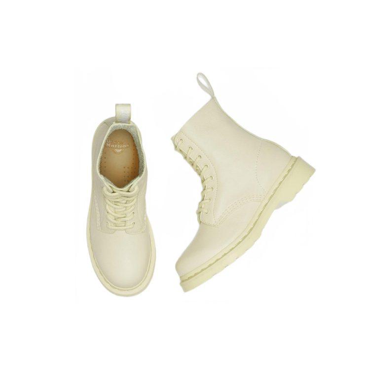 Доктор. Женские ботинки Dr. Martens 1460 Pascal Mono со шнуровкой 'Cream' 27580282