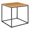House Nordic Avery Side Table Oak and Black 442752