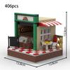 MOC-33130 Мини-пекарня на улице Набор кубиков Совместимый с Lego