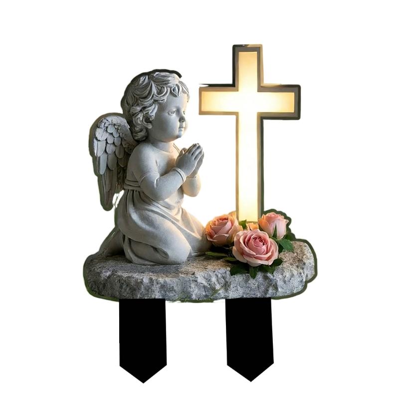 Durable Acrylic Cemetery Garden Decoration Stake Weather Resistant For Memorials Landscaping And Outdoor Ornaments Use