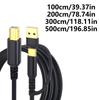 1м/2м/3,0м/5м USB Type C на USB B Кабель для передачи данных Простое подключение Принтеров Сканеров и Цифровых Пианино к Телефонам Планшетам