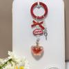 Оригинальный кулон Pop Mart Bubble Bean Pajama Heart Tidelope, шнурок для телефона