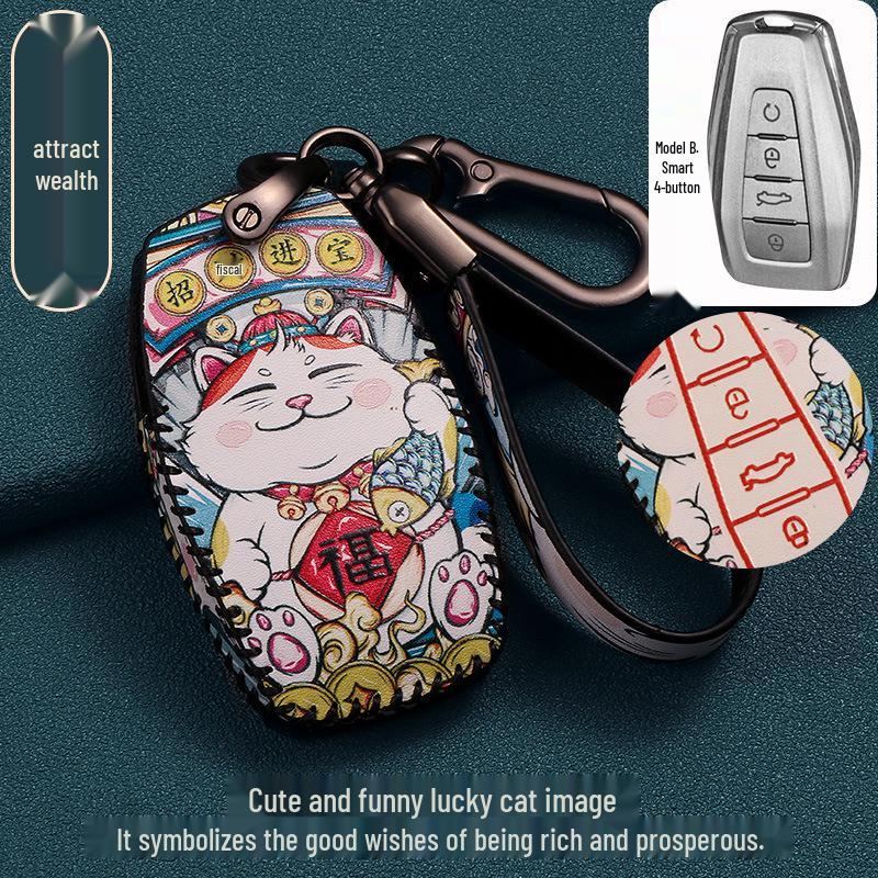 Compatible Key Cover Set for Geely Emgrand, Boyue, Bin Yue, Vision X6/X3, Binrui, and Xingyue Cars