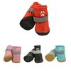 4Pcs Anti-Slip Dog Shoes Waterproof Dog Footwear Fashion Pet Boots  Puppy