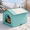 Водонепроницаемая охлаждающая собачья пещера Теплое убежище для бездомных кошек Укрытие для питомца Изолированный домик для кошки Жаркий день