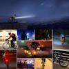Feux arrière - SSS - Riloer - LED imperméable - Remplaçable - Pour vélo nocturne