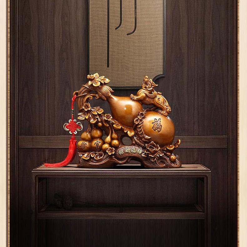Богатство Фулу Чжаокай Тыква Украшения Pixiu Главная Гостиная Фойе ТВ Шкаф Украшения Поделки Подарок на открытие новоселья