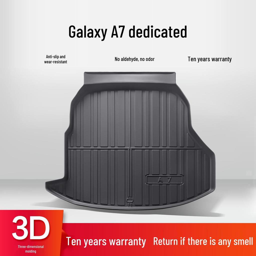 Водонепроницаемый коврик в багажник из ТПЭ Geely Galaxy A7 для модификации интерьера автомобиля