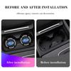 2PCS Anti-Slip Car Coaster For Subaru WRX BRZ DRL STI Outback Legacy Forester Impreza Tribeca Auto Water Cup Bottle Holder Mat PP222