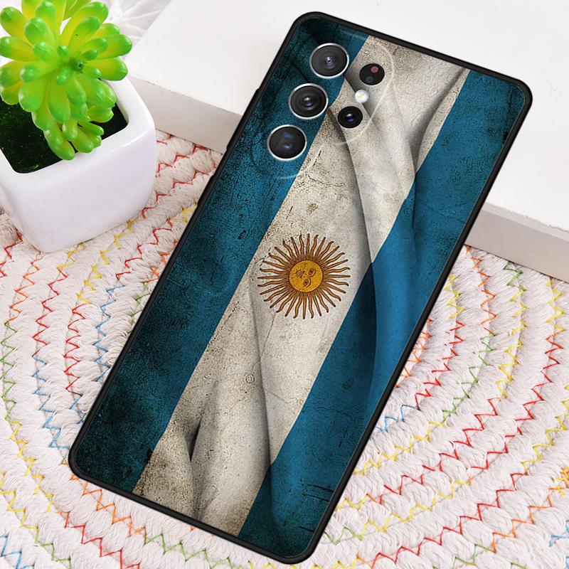Мягкий чехол для телефона с флагом Аргентины для Samsung Galaxy note 10 pro S26 Ultra S23 S24 FE S25 S21 S22 PLUS ударопрочный чехол