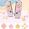 Soft Button Caps Silicone Thumb Stick Grip Cute ABXY Key Sticker  For Switch Oled NS