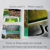 3Pcs John Deere Tractor Collage Bedding Sets For All Sizes New 3D Printed Bed Cover Comforter Duvet Cover Pillowcase Bedroom Decoration