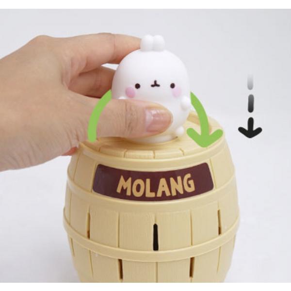 Мини настольная игра B&C Molang Roulette, разные цвета