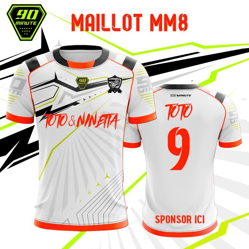 Новая летняя мужская футболка Maillot 90 Minute Toto & Ninetta Двусторонний принт Короткий рукав Оверсайз Дышащая Быстросохнущая