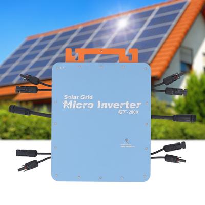 GT-2800W Солнечный сетевой микроинвертор Панельный WIFI Управление Однофазный с Цветным Корпусом 2800 Вт