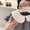 Летнее платье с кукольным воротником для девочек, 3-8 лет