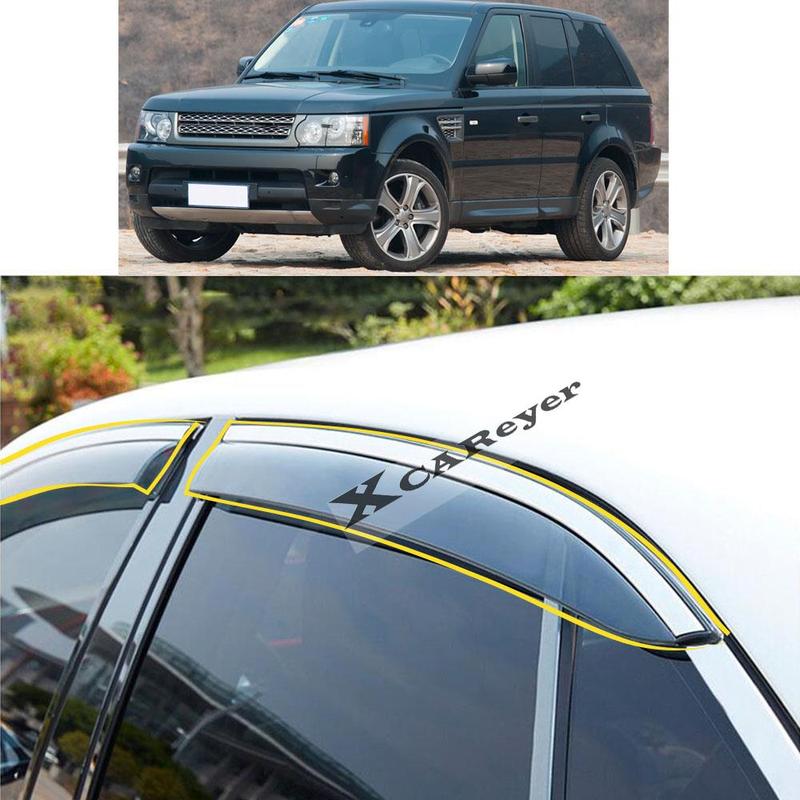 Для LAND ROVER RANGE ROVER SPORT 2005 2006 2007 2008 2009 2010 2011 2012 2013 Наклейка Стекло Окна Ветровик Защита от Дождя/Солнца