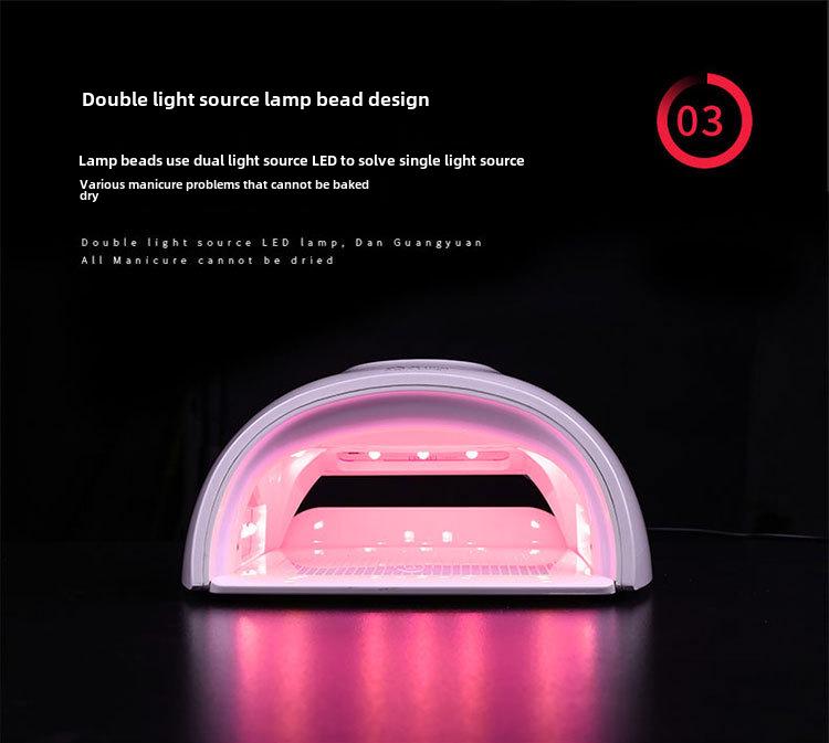 УФ-лампа для ногтей Quick-Dry SUN мощностью 48 Вт — без затемнения рук