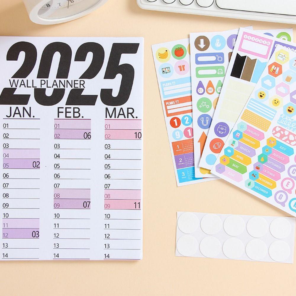 Декоративный список целей Расписание Пластиковый планировщик Настенный календарь Для школы офиса