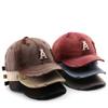 Embroidered Embroidery Letter Baseball Hat Retro Sun Hat Fashion Men Baseball Cap  Outdoor