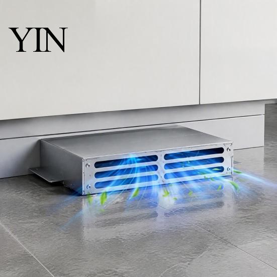 Metal Floor Vent Cover Air Extender for Under-Furniture, 11.9 to 23 Inches Adjustable Aluminum Deflector Deflector, Heavy Duty HVAC Redirector