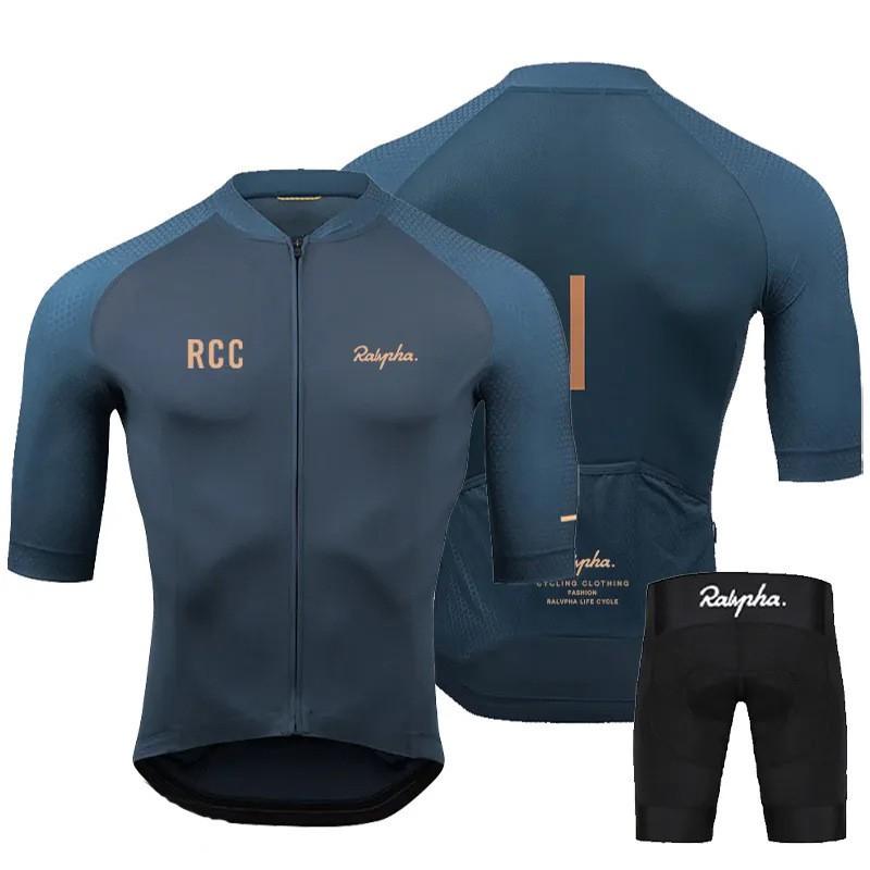 Mens Cycling Jersey Set Road Mountain Bikes Breathable Stretch Wear