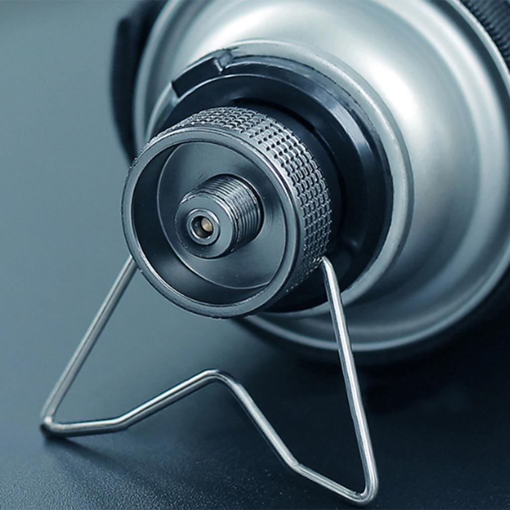 Portable Gas Conversion Tool Quick and Reliable Tool for Outdoor Activities Aluminum Alloy Lockable Gas Convert Adapter