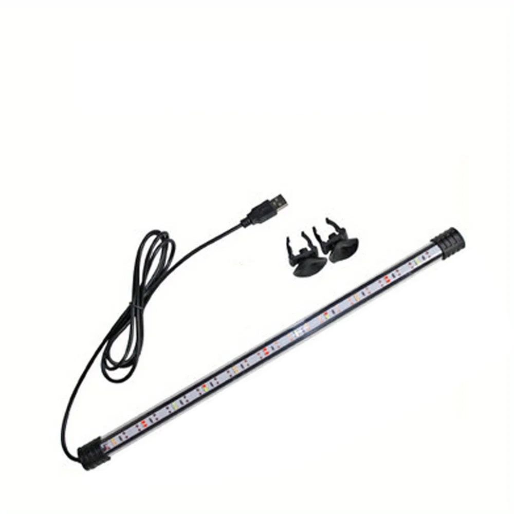 Bright Glass Tube USB Aquarium Light Underwater Lighting Submersible Lamp Plant Grow Lamp