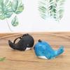 Home Decoration Small Crafts Wooden Small Whale Pendant Original Wood Carving Creative Handmade Wood Animal Home Decor Accessory