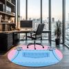 Ms. Rachel Printed Round Rug Carpet Chair Rug Area Rug Entryway Doormats,for Office Chair Living Room Bedroom Kitchen Room.