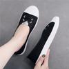 Женские весенние и осенние туфли с закрытым носком, белые повседневные туфли, дышащая парусиновая обувь, универсальные туфли на плоской подошве для беременных женщин
