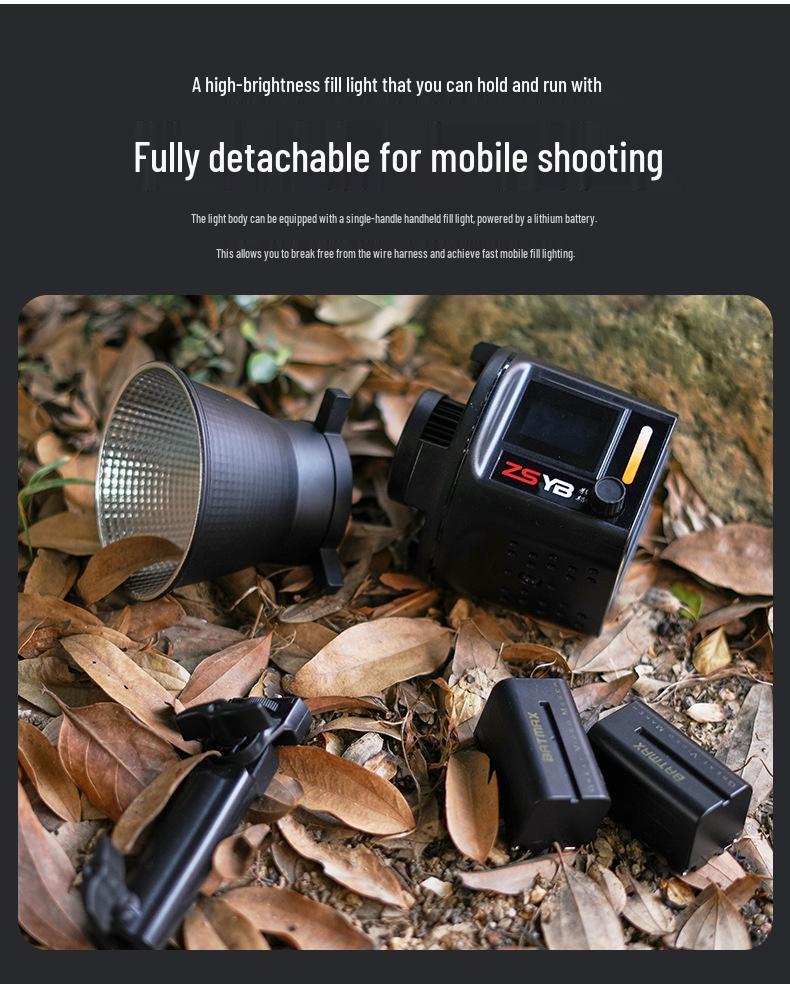 Yingbang CL-80Bi Tri-Color Handheld Fill Light for Streamers & Outdoor Photography