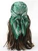 Women's Silk Scarf Hijabs Luxury Brand Summer Headscarf Hijabs Bandana Shawl Handerchief Hair Cheveux Hair Accessories 70*70cm