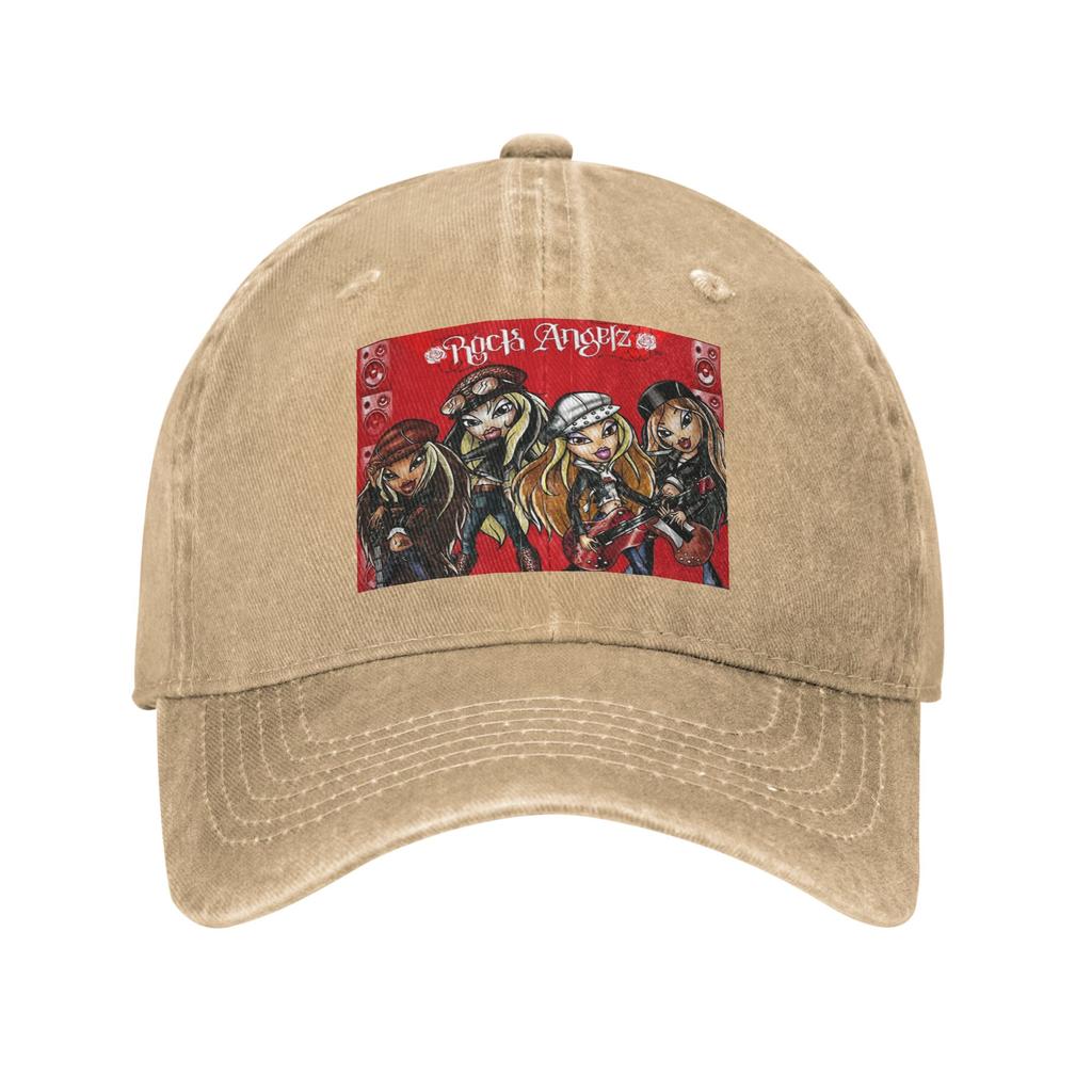 Братц Рок Ангелы Бейсболки Snapback Джинсовые Кепки Для улицы Регулируемая Кепка Спортивная Бейсболка Ковбойская Шляпа для Унисекс Женщин