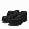 Fashion Summer Platform Women Slippers Female Outdoor Clip Toe Slip On Shoes Ladies Wedges Party Slides High Heels Sandalias Mujer