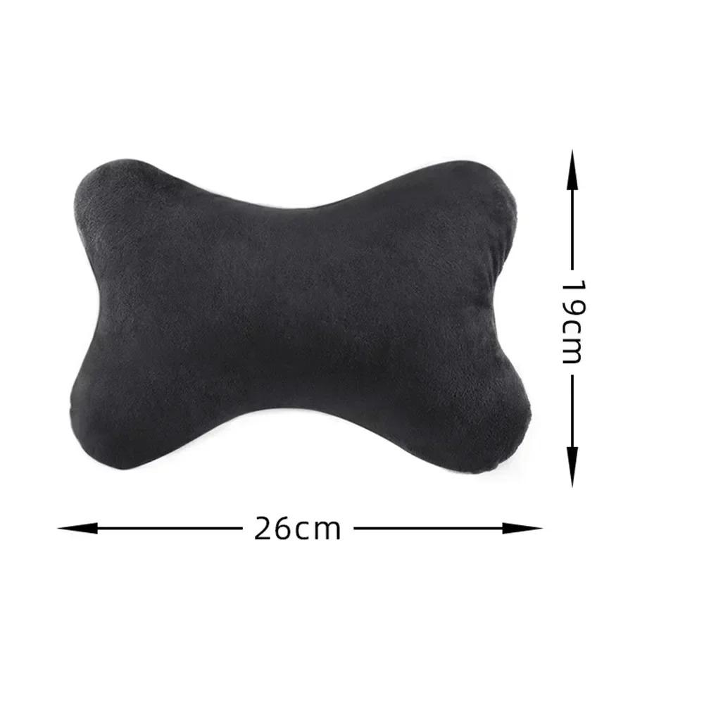 CSE1 Car Headrest Cover Auto Seat Cover Head Neck Rest Cushion Neck Pillow Seat Cover for Mercedes Benz New B/C/E GLC GLK CLA GLA