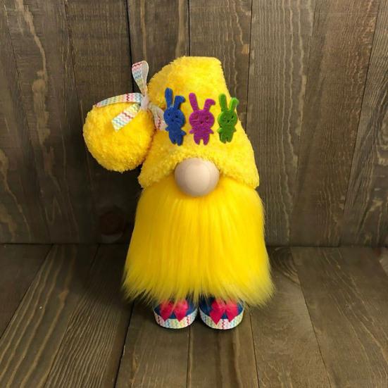 Attractive Bunny Faceless Toy Adorable Appearance Non-Fading Create Atmosphere