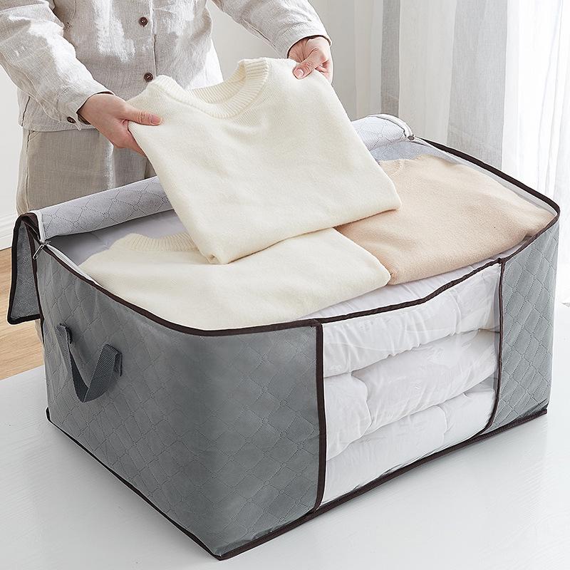 Large Thick Fabric Storage Bag for Clothes & Quilts