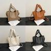 Korean Style Female Shoulder Bag Large Capacity Crossbody Totes Leather Top-handle Bags  Daily