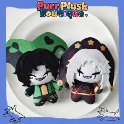 10СМ Мини Кукла Компиляции Аниме Фрик Цирк Арлекин Плюшевый Косплей Милая Мягкая Кукла Тело Брелок Реквизит Фанаты Игрушки Рождественский Подарок