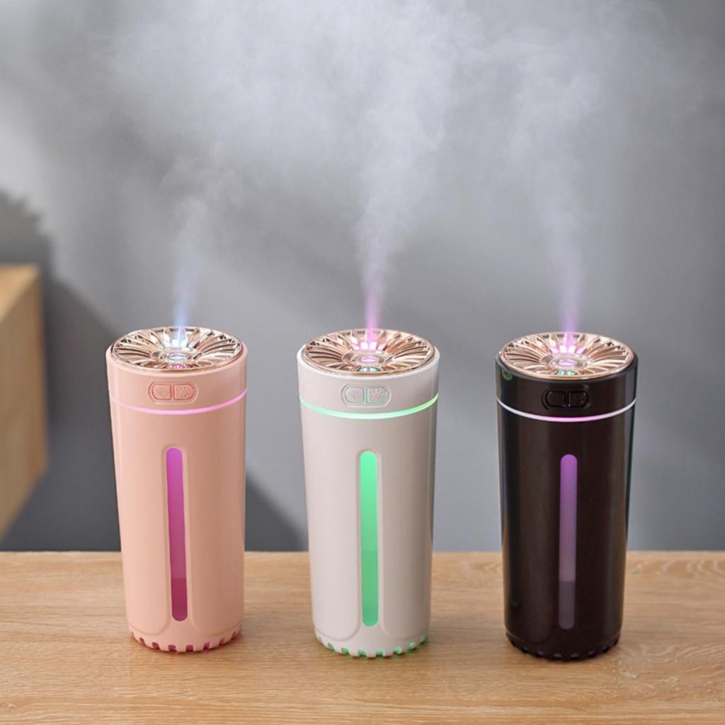 Portable Phantom Cup Humidifier Car Mounted Aromatherapy Machine Colorful Cool Atmosphere Night Light Moisturizing Fragrance Expanding Humidifiers