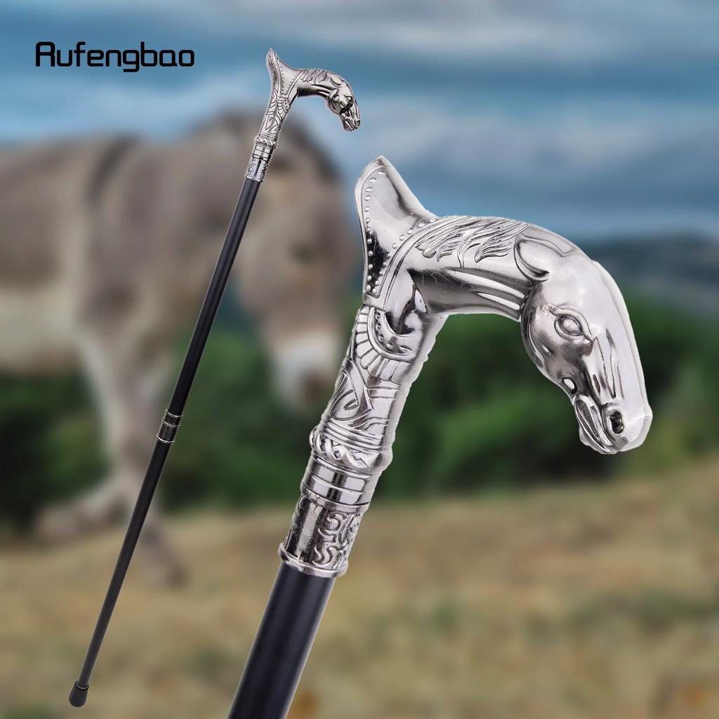 Голова лошади, модная трость с изображением животного, декоративная трость для косплея, винтажная вечерние модная трость для ходьбы, 93 см