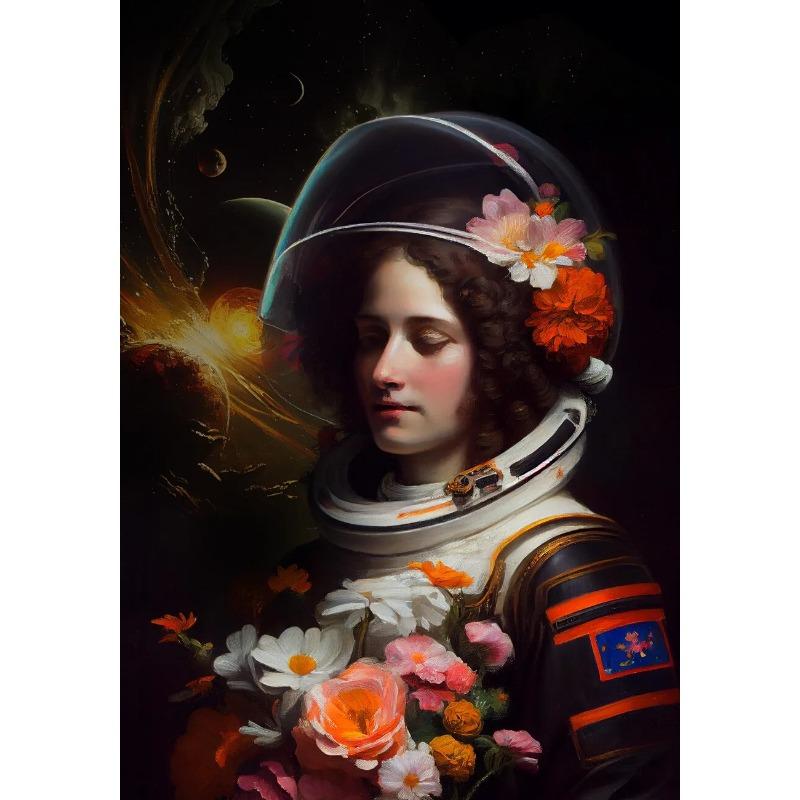 Моя космическая дата, настенная живопись, мой день космического серфинга, холст, постеры, печать, космическое путешествие астронавта, картина на холсте для декора домашней комнаты