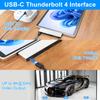 Surface Pro 11 Hub 4K Thunerbolt 4 PD мм Audio SD TF Card Reader Surface Pro9 USB Hub Triple Display Pro для Surface Pro X 9/Pro 10/Pro HDMI, USB-C