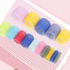 6pcs Self-Grip Hair Rollers Heatless Hair Curlers No Heat Hair Bangs Volume Self-adhesive Hook & Loop DIY Styling Tools