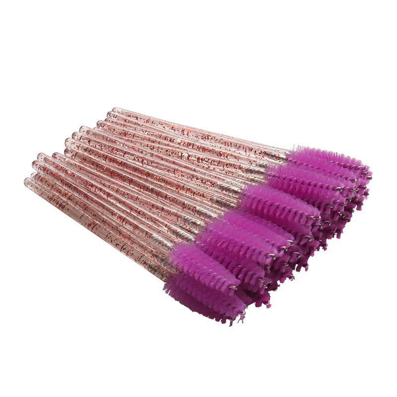 Disposable Crystal Rod Eyelash Extensions Brush - Spiral Curl Comb