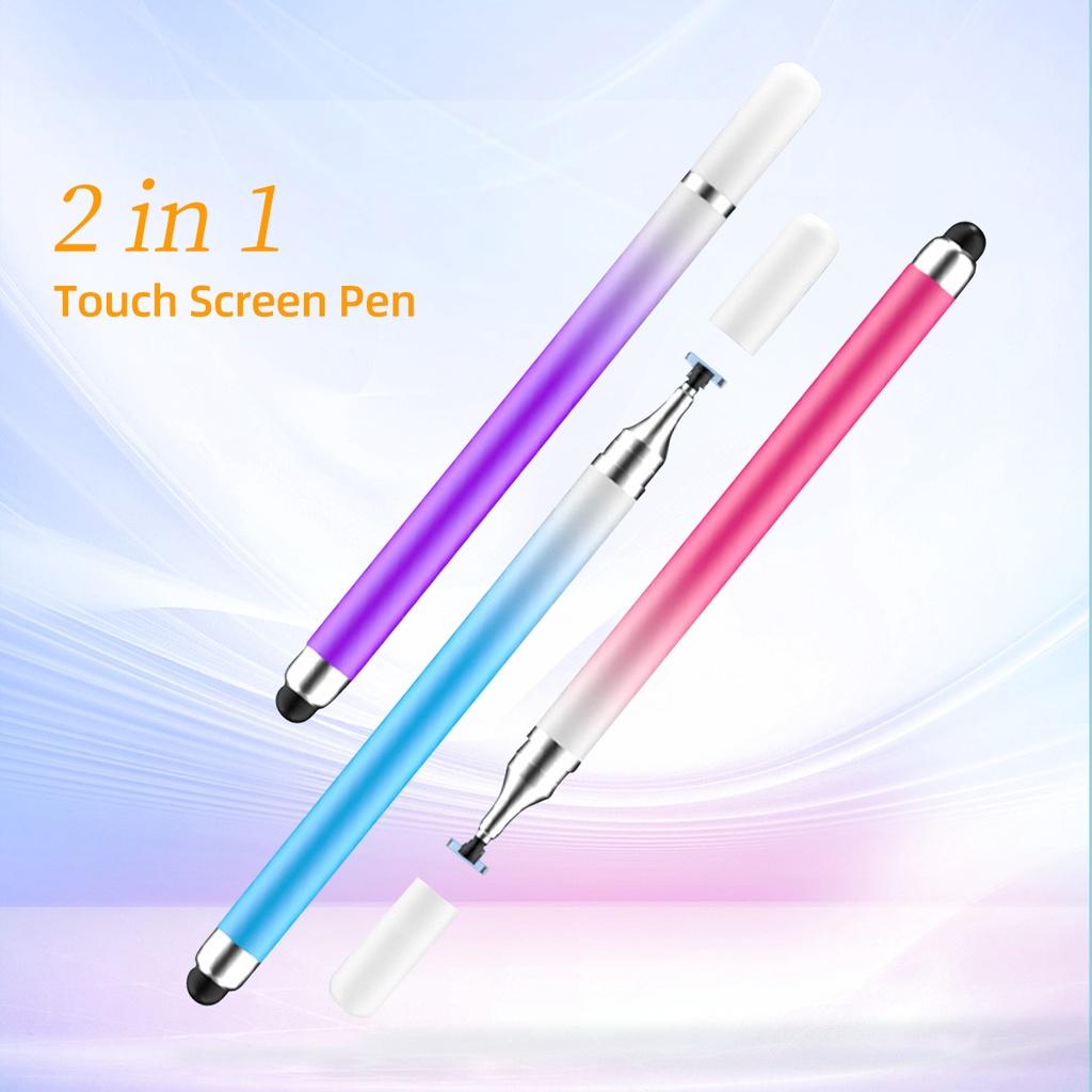 FONKEN 2 в 1 стилус Macaron градиентный емкостный сенсорный карандаш универсальный карандаш для рисования экрана для Android телефона планшета
